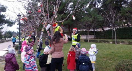 Συμμετοχή του σχολείου μας στο στολισμό του Δημοτικού Κήπου!