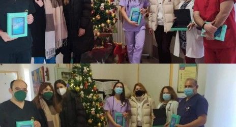 Δωρεά 4 τάμπλετ στην παιδιατρική κλινική του νοσοκομείου Κοζάνης ✨